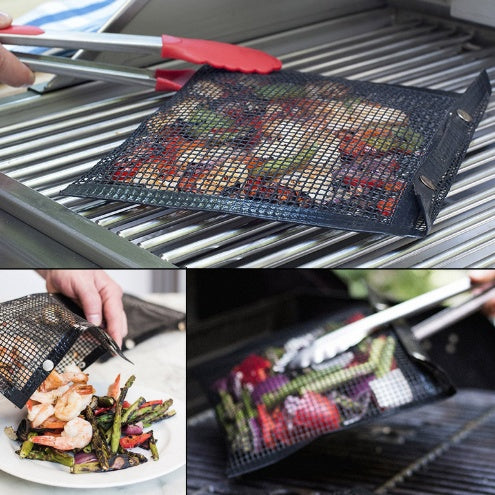 Reusable Non-stick BBQ Grill Mesh Bag